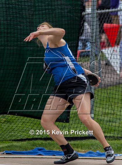 Thumbnail 2 in CHSAA 4A State Championship Discus (Day 1) photogallery.
