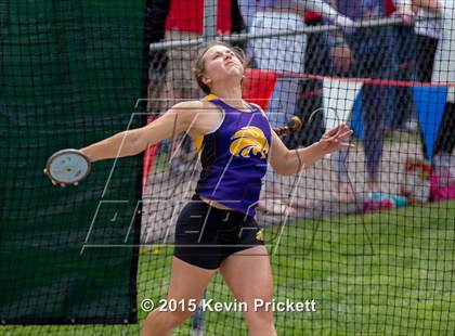 Thumbnail 2 in CHSAA 4A State Championship Discus (Day 1) photogallery.