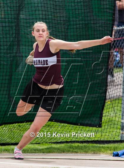 Thumbnail 2 in CHSAA 4A State Championship Discus (Day 1) photogallery.