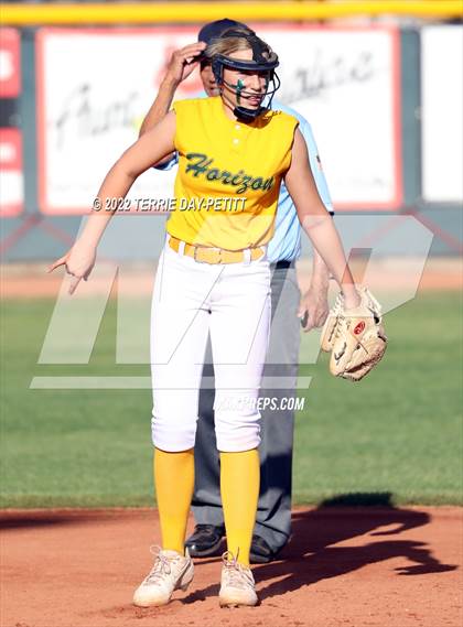 Thumbnail 2 in Cactus Shadows vs Horizon (Double Header) photogallery.