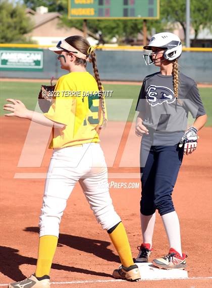 Thumbnail 2 in Cactus Shadows vs Horizon (Double Header) photogallery.