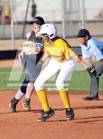 Thumbnail 2 in Cactus Shadows vs Horizon (Double Header) photogallery.