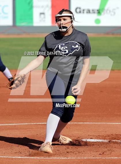 Thumbnail 2 in Cactus Shadows vs Horizon (Double Header) photogallery.