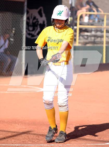 Thumbnail 3 in Cactus Shadows vs Horizon (Double Header) photogallery.