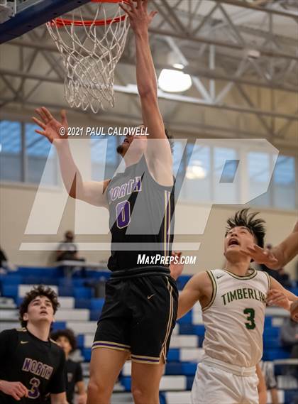 Thumbnail 3 in North Kitsap vs. Timberline (Curtis Winter Classic) photogallery.