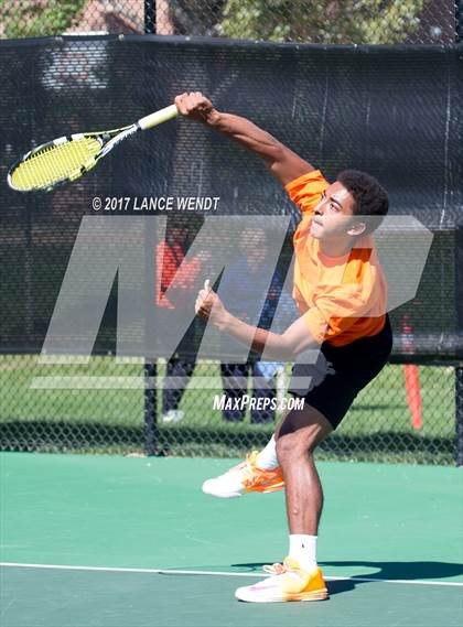 Thumbnail 2 in Golden v Lewis Palmer (CHSAA 4A Region 1 1 Doubles) photogallery.