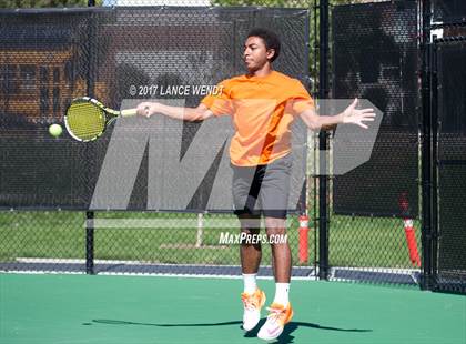 Thumbnail 3 in Golden v Lewis Palmer (CHSAA 4A Region 1 1 Doubles) photogallery.