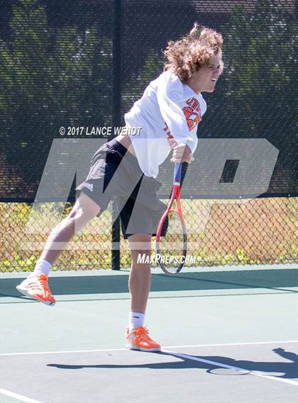 Thumbnail 1 in Golden v Lewis Palmer (CHSAA 4A Region 1 1 Doubles) photogallery.