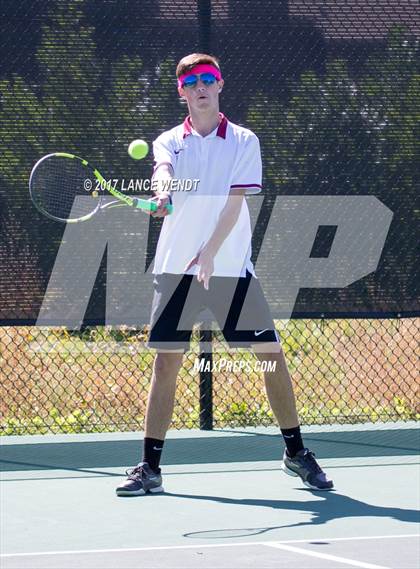 Thumbnail 1 in Golden v Lewis Palmer (CHSAA 4A Region 1 1 Doubles) photogallery.