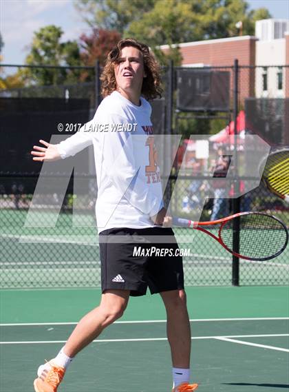 Thumbnail 2 in Golden v Lewis Palmer (CHSAA 4A Region 1 1 Doubles) photogallery.