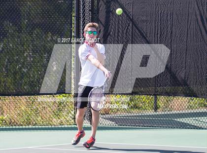 Thumbnail 1 in Golden v Lewis Palmer (CHSAA 4A Region 1 1 Doubles) photogallery.