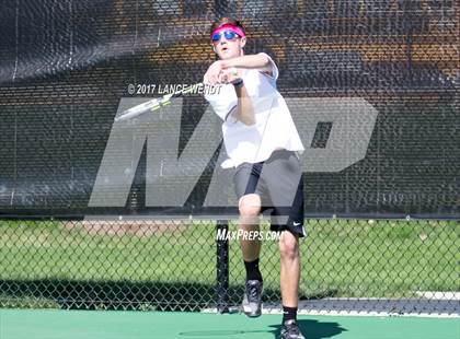 Thumbnail 1 in Golden v Lewis Palmer (CHSAA 4A Region 1 1 Doubles) photogallery.