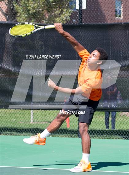 Thumbnail 2 in Golden v Lewis Palmer (CHSAA 4A Region 1 1 Doubles) photogallery.