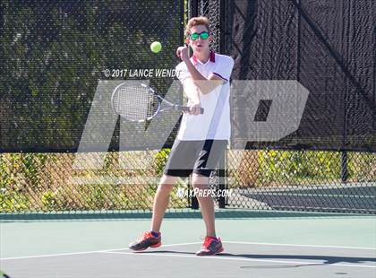 Thumbnail 3 in Golden v Lewis Palmer (CHSAA 4A Region 1 1 Doubles) photogallery.