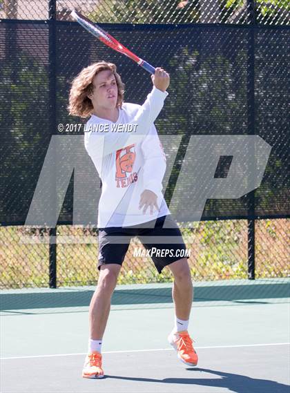 Thumbnail 3 in Golden v Lewis Palmer (CHSAA 4A Region 1 1 Doubles) photogallery.