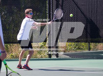 Thumbnail 3 in Golden v Lewis Palmer (CHSAA 4A Region 1 1 Doubles) photogallery.