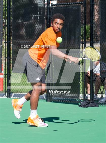 Thumbnail 2 in Golden v Lewis Palmer (CHSAA 4A Region 1 1 Doubles) photogallery.