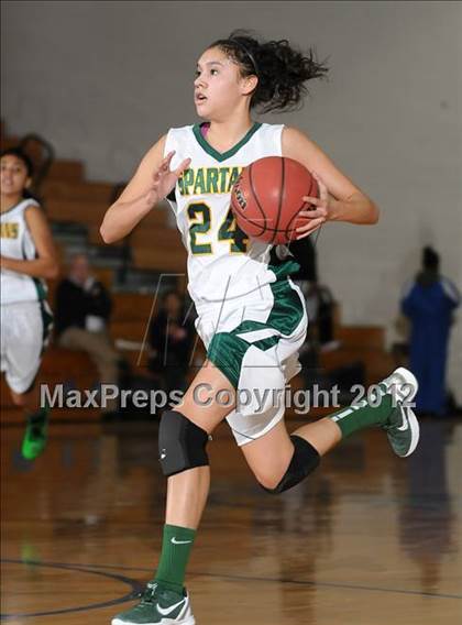 Thumbnail 3 in Westmoor vs. Davis (Coaches vs. Cancer) photogallery.