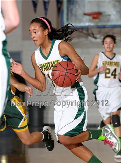 Thumbnail 2 in Westmoor vs. Davis (Coaches vs. Cancer) photogallery.