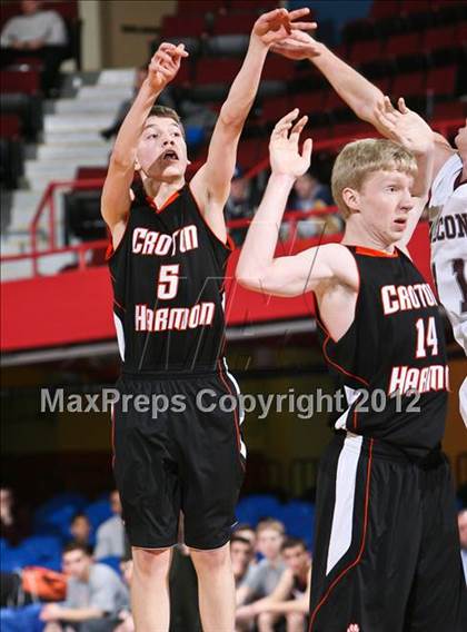 Thumbnail 2 in Albertus Magnus vs. Croton-Harmon (Class B Semifinal) photogallery.
