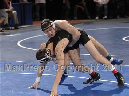 Thumbnail 1 in CIF State Boys Wrestling Championships (Round 2) photogallery.