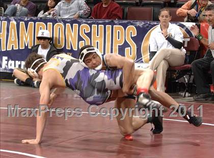 Thumbnail 2 in CIF State Boys Wrestling Championships (Round 2) photogallery.