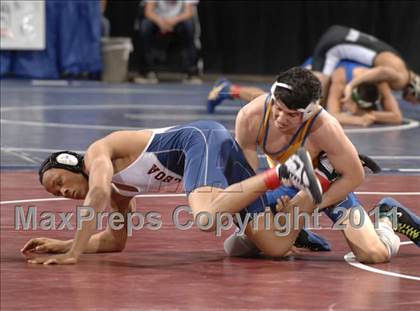 Thumbnail 1 in CIF State Boys Wrestling Championships (Round 2) photogallery.