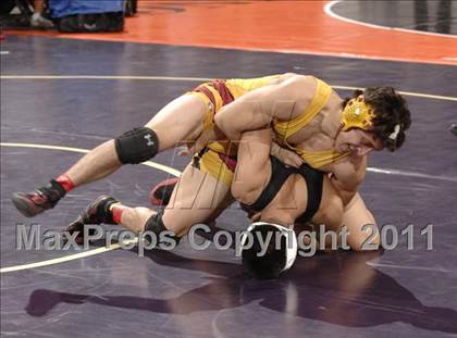 Thumbnail 1 in CIF State Boys Wrestling Championships (Round 2) photogallery.