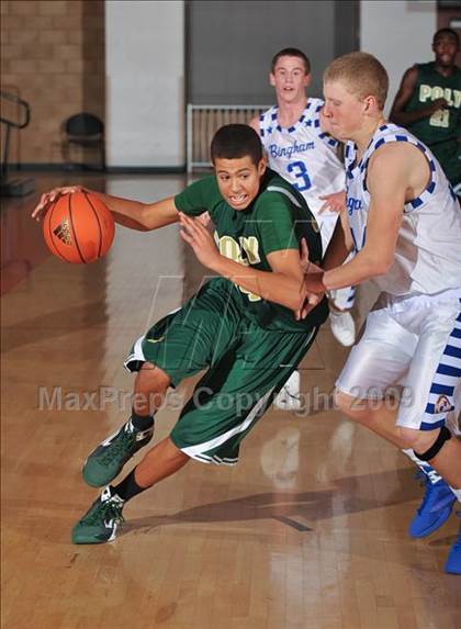 Thumbnail 2 in Poly vs Bingham (MaxPreps Holiday Classic) photogallery.