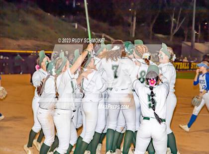Thumbnail 1 in Poway vs. Rancho Bernardo (CIF Softball Open Division Finals @ UCSD) photogallery.