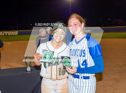 Thumbnail 3 in Poway vs. Rancho Bernardo (CIF Softball Open Division Finals @ UCSD) photogallery.