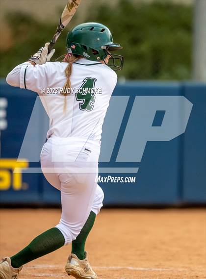 Thumbnail 1 in Poway vs. Rancho Bernardo (CIF Softball Open Division Finals @ UCSD) photogallery.