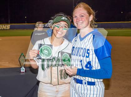 Thumbnail 1 in Poway vs. Rancho Bernardo (CIF Softball Open Division Finals @ UCSD) photogallery.