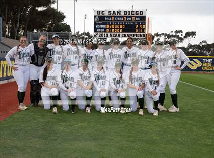 Thumbnail 2 in Poway vs. Rancho Bernardo (CIF Softball Open Division Finals @ UCSD) photogallery.