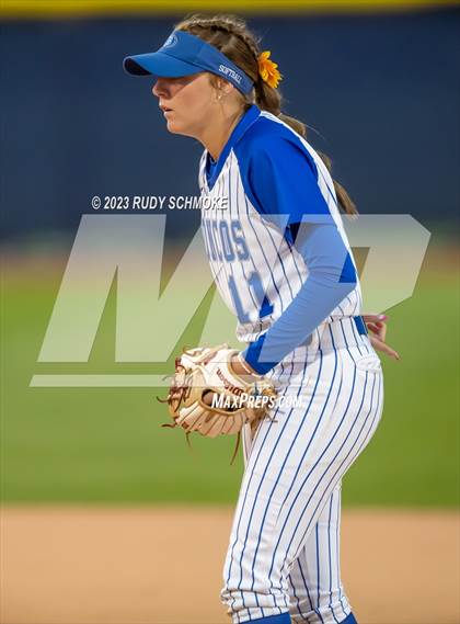 Thumbnail 1 in Poway vs. Rancho Bernardo (CIF Softball Open Division Finals @ UCSD) photogallery.