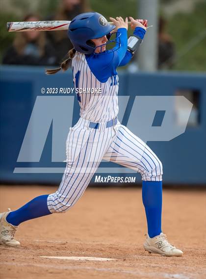 Thumbnail 2 in Poway vs. Rancho Bernardo (CIF Softball Open Division Finals @ UCSD) photogallery.