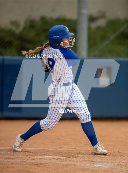 Thumbnail 3 in Poway vs. Rancho Bernardo (CIF Softball Open Division Finals @ UCSD) photogallery.