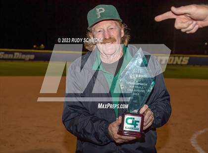 Thumbnail 2 in Poway vs. Rancho Bernardo (CIF Softball Open Division Finals @ UCSD) photogallery.