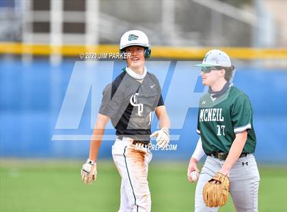 Thumbnail 2 in Cedar Park vs. McNeil (LISD Tournament) photogallery.