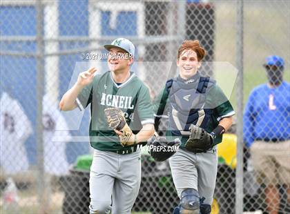 Thumbnail 1 in Cedar Park vs. McNeil (LISD Tournament) photogallery.