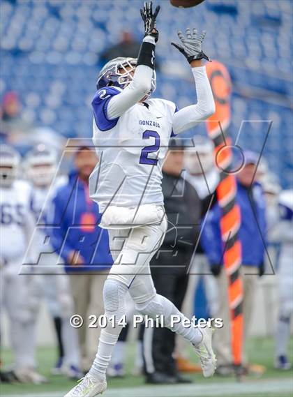 Thumbnail 1 in DeMatha vs. Gonzaga (WCAC Semifinal) photogallery.