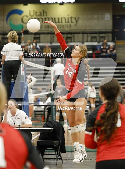 Thumbnail 1 in Mountain Ridge vs. American Fork (UHSAA 6A Second Round) photogallery.