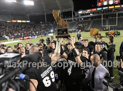 Thumbnail 1 in Rocklin vs. Servite (CIF State D2 Final) photogallery.