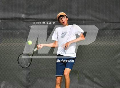 Thumbnail 2 in Centennial vs Liberal Arts & Science Academy - Austin (UIL 5A Team Tennis Final) photogallery.