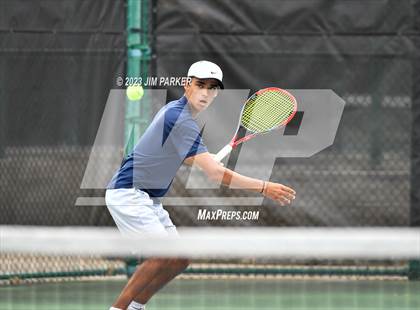 Thumbnail 2 in Centennial vs Liberal Arts & Science Academy - Austin (UIL 5A Team Tennis Final) photogallery.