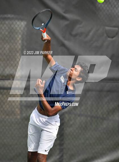 Thumbnail 3 in Centennial vs Liberal Arts & Science Academy - Austin (UIL 5A Team Tennis Final) photogallery.