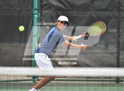 Thumbnail 1 in Centennial vs Liberal Arts & Science Academy - Austin (UIL 5A Team Tennis Final) photogallery.
