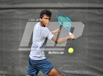 Thumbnail 2 in Centennial vs Liberal Arts & Science Academy - Austin (UIL 5A Team Tennis Final) photogallery.