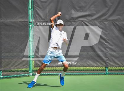 Thumbnail 1 in Centennial vs Liberal Arts & Science Academy - Austin (UIL 5A Team Tennis Final) photogallery.