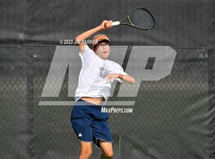 Thumbnail 3 in Centennial vs Liberal Arts & Science Academy - Austin (UIL 5A Team Tennis Final) photogallery.
